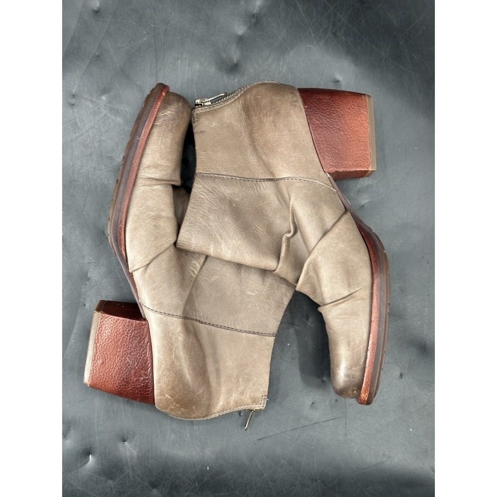 Kork Ease Kissel Boot Ruched Ankle Bootie SZ 7 M Rustic Brown Boots - Picture 7 of 11